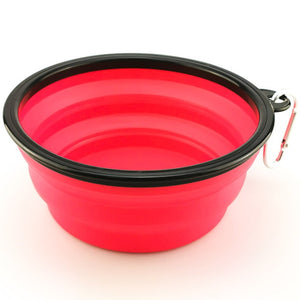 Folding Silicone Travel Dog Bowl