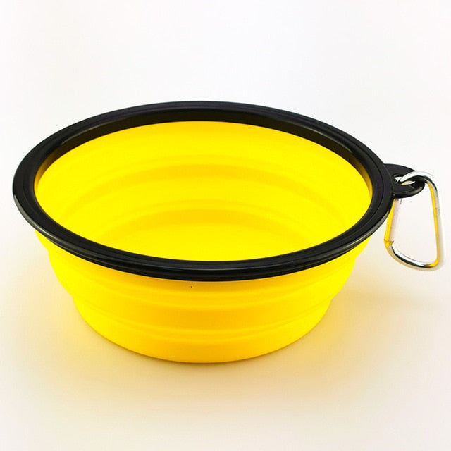 Folding Silicone Travel Dog Bowl