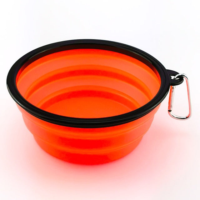 Folding Silicone Travel Dog Bowl