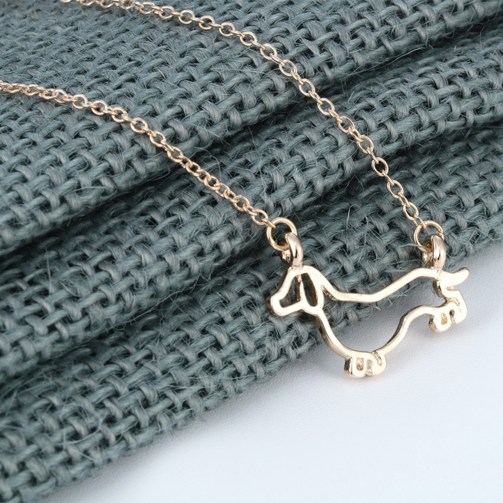 Doxie Love Gold or Silver Pendent Necklace