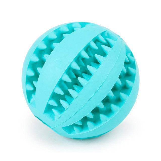 Doxie Size Rubber Ball Treat Toy