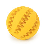 Doxie Size Rubber Ball Treat Toy