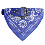 Leather Collar with Scarf Bandana