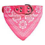 Leather Collar with Scarf Bandana