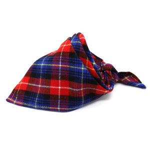 Adjustable Plaid Triangle Bandanna Collection